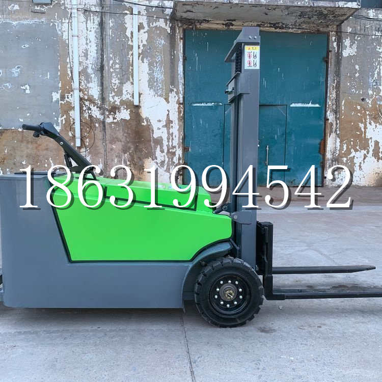 汾西县小型电动叉车1吨2吨步行站驾式电瓶堆高充电装卸车液压升降车铲车
